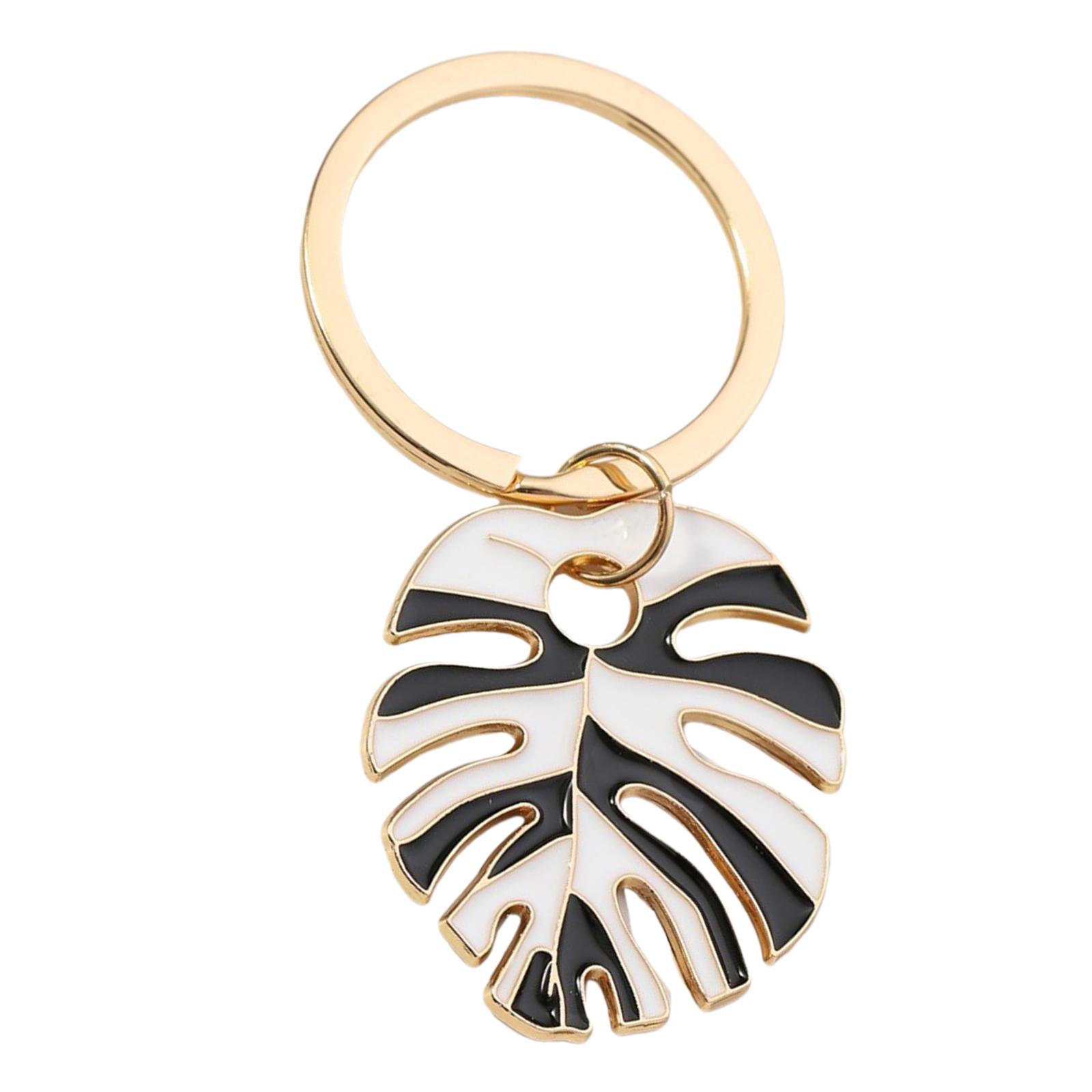 

Брелок-подвеска в виде цветного листа из смолы, модный брелок-подвеска на сумку, украшение для любителей природы и моды белый