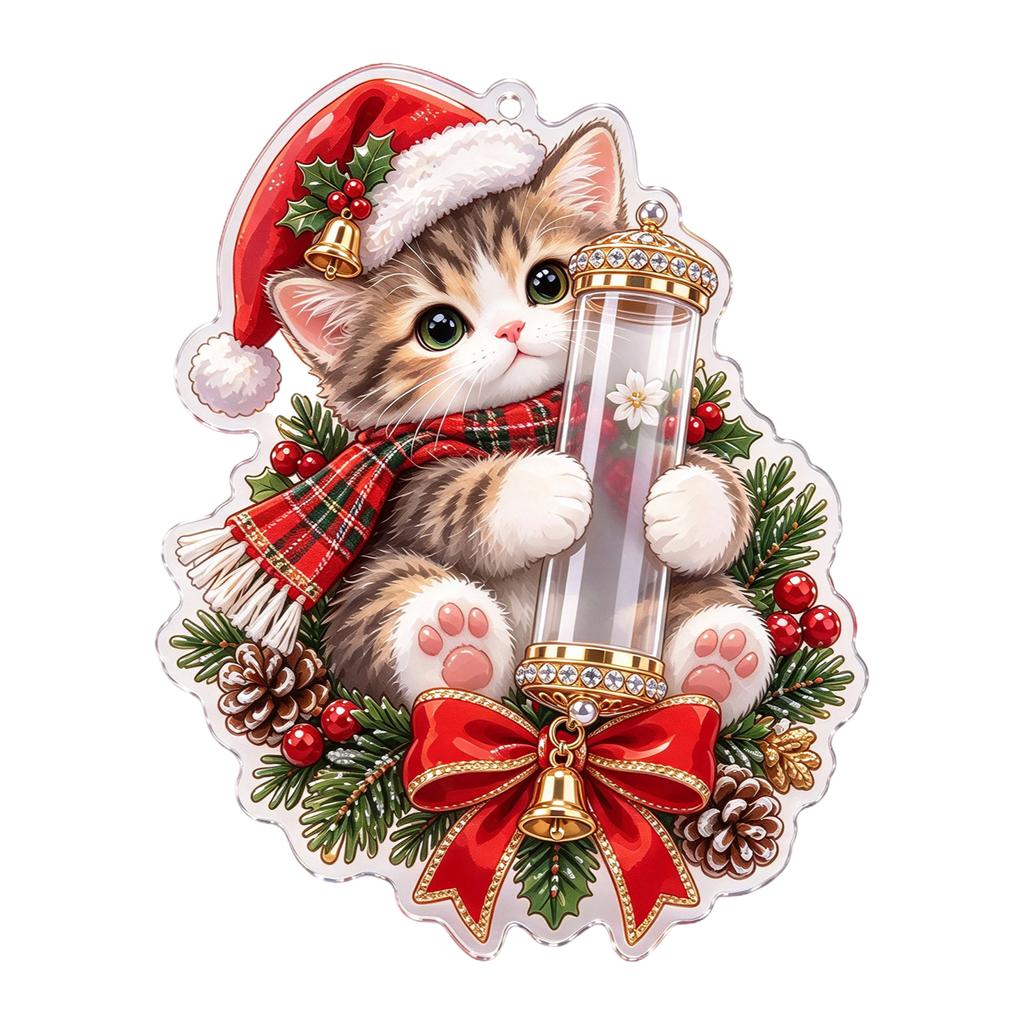 Christmas Cute Animal Gift Holder Hanging Ornament for Holiday Tree Decoration