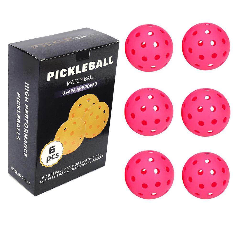74mm Luminous Pickleball, 40-Hole Rotational & Injection Molded