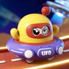 Back UFO Car Toy Inertial Drive Children Cartoon Spaceship Toddlers