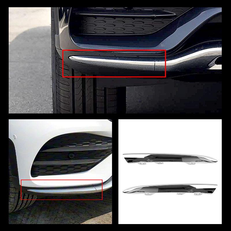 For Mercedes-Benz GLC300/43 AMG/63 AMG (X253) 2016-2024 Car Accessories Front Bumper Molding Trim Cover 2538851804 2538852104