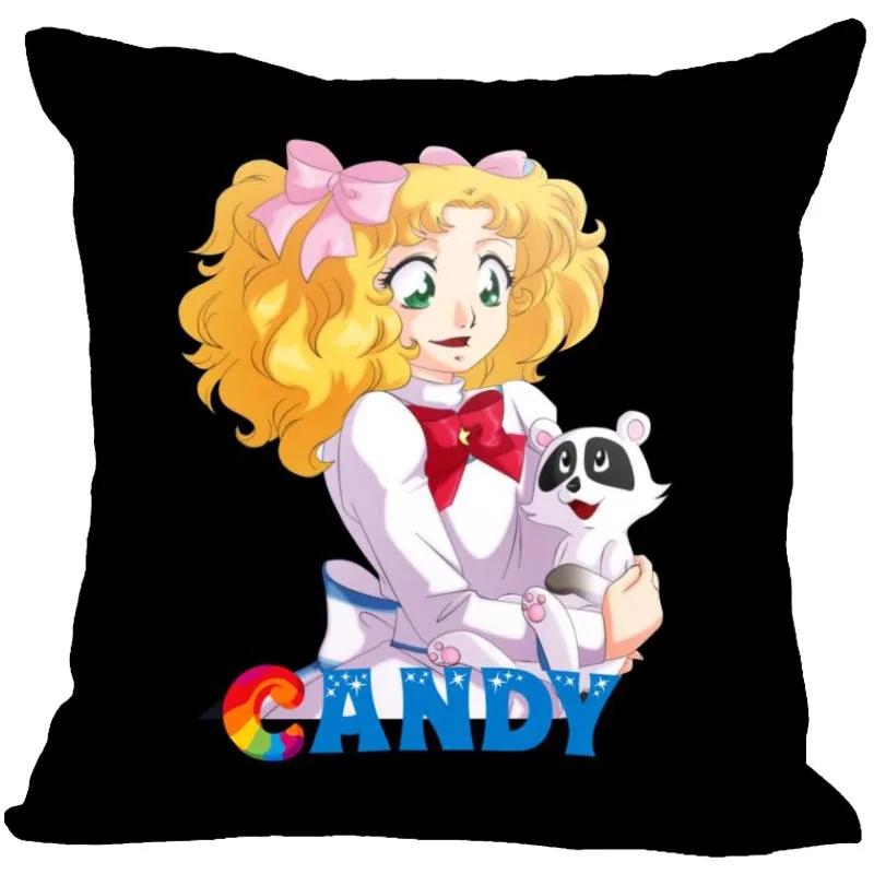 45x45cm Candy Candy Polyester Cushion Cover Children's Room Decoration Pillow Case Living Room Chair Sofa Home Decoration 1007