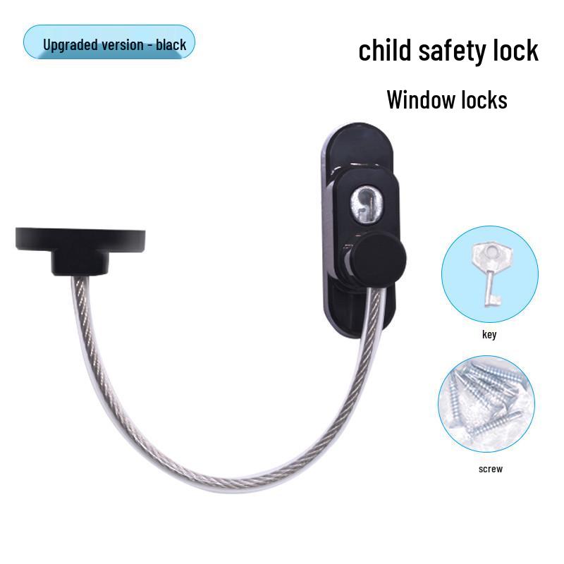Child Safety Multi-Purpose Lock for Cabinets, Doors, Windows, and Refrigerators