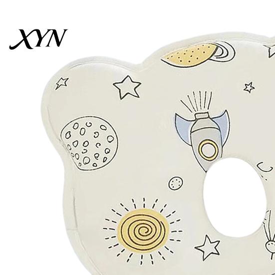 Baby Donut Pillow for Car Seats And Strollers Pillow, Memory Foam Sleeping Cute Cartoon Print, Bear Design, Comfortable Head Rest Infants Soft