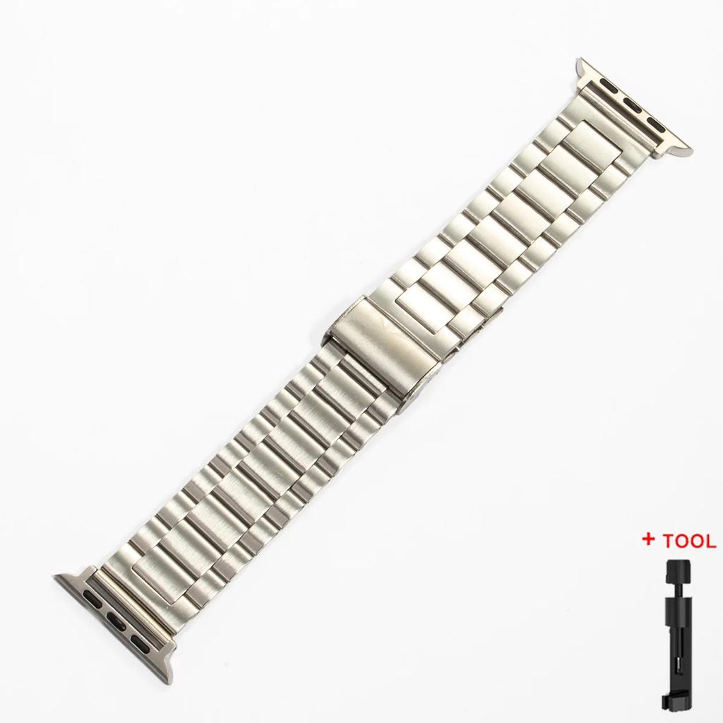 Edelstahlarmband für Apple Watch Armband 49mm 46 44mm 40mm 42mm 38mm 41mm Uhrenarmband iWatch 11 10 SE 9 86 7 ultra 8 45
