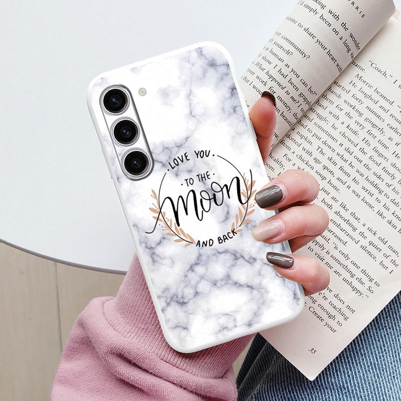 Case For Samsung A55 5G Back Cover Protective Silicone Funda Fashion Marble Stone Texture Coque For Samsung Galaxy A54 A56 Capa