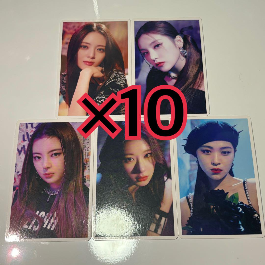 

[USED] ITZY Trading Cards 5 Types x 10 First Press Limited Edition A Blah Blah Blah