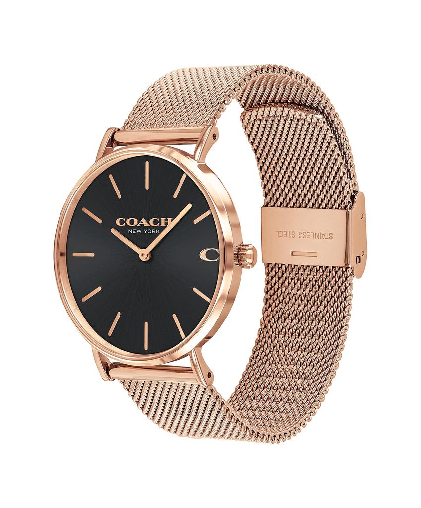 Coach Watch COACH 14602552 CHARLES 41MM Black [Coach] Men's [Item]