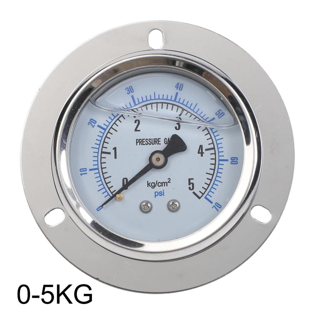 For YN60ZT Hydraulic Pressure Gauge with Flanged Connection for Easy Install