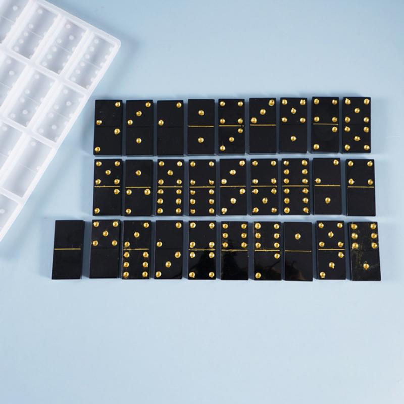 Diy Domino Formička Silikonová Forma Nástroje na Výrobu Řemesel Forma na Hru z Epoxidové Pryskyřice