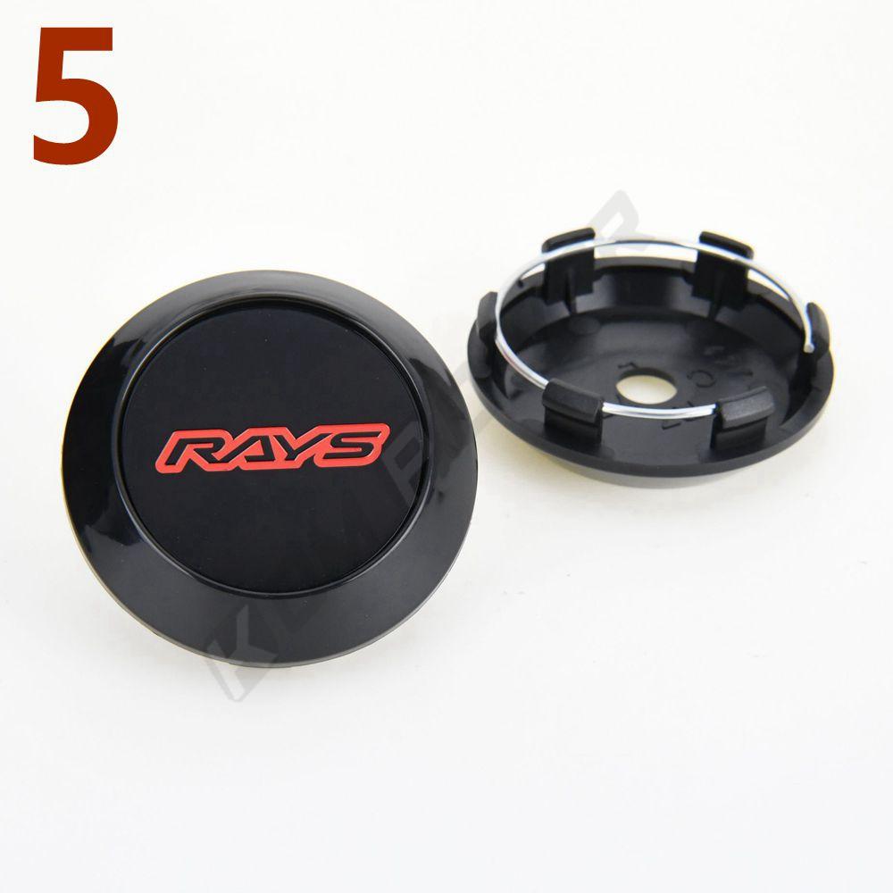 4 Piezas Diámetro Exterior 70MM / Diámetro Interior 63MM Tapa Central Deportiva para Llanta VOLK RAYS Tapa Central de Rueda Tapa de Cubo de Rueda