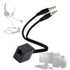 Female RJ9 to Male 3.5mm Plug Headset Adapter Telephone Headphone Adapter