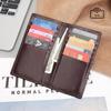 Jiameida Retro RFID Anti-Theft Leather Wallet & Coin Bag