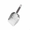 Stainless Steel Waste Scooper RustResistant Cat Pet Tool Rustproof Litter Silver