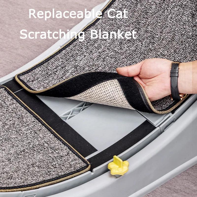 Silent Cat Treadmill Running Wheel Large Pet Supplies Anti Pinch Foot Exercise Fitness Roller Cat Climbing Frame Dog Toy grigio