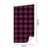 Halloween Plaid Wallpaper Burgundy and Black for Living Room and Bedroom 50x1000