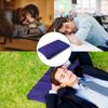 Inflatable Pillow Camping Travel Pillow Squared PVC Flocked Fabric Air Pillow for Camping Hiking