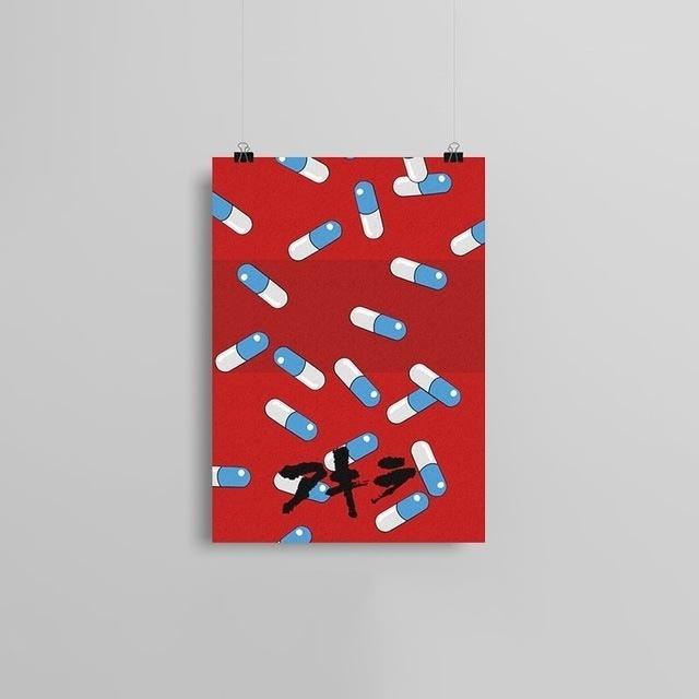 Canvas Nordic HD Prints Akira Movie Home Decorative Paintings Modular Pictures Modern Animation Artwork Bedroom Wall Art Poster