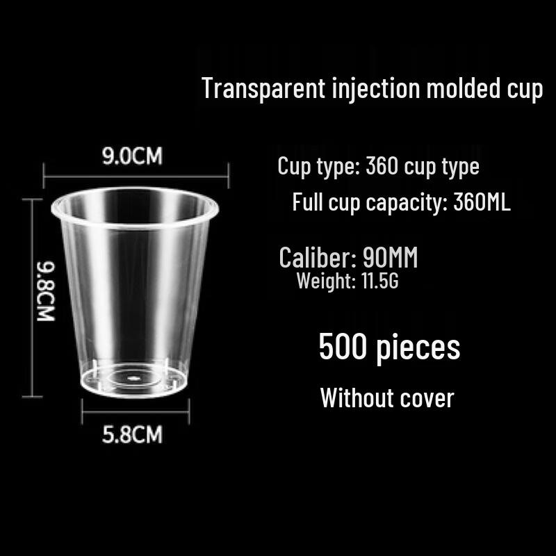 Yiai Disposable Injection-Molded Plastic Cups