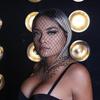 Meier Rhinestone Fishnet Headband - Trendy Holiday Carnival Sparkling Diamond Face Mask - Performance Hat