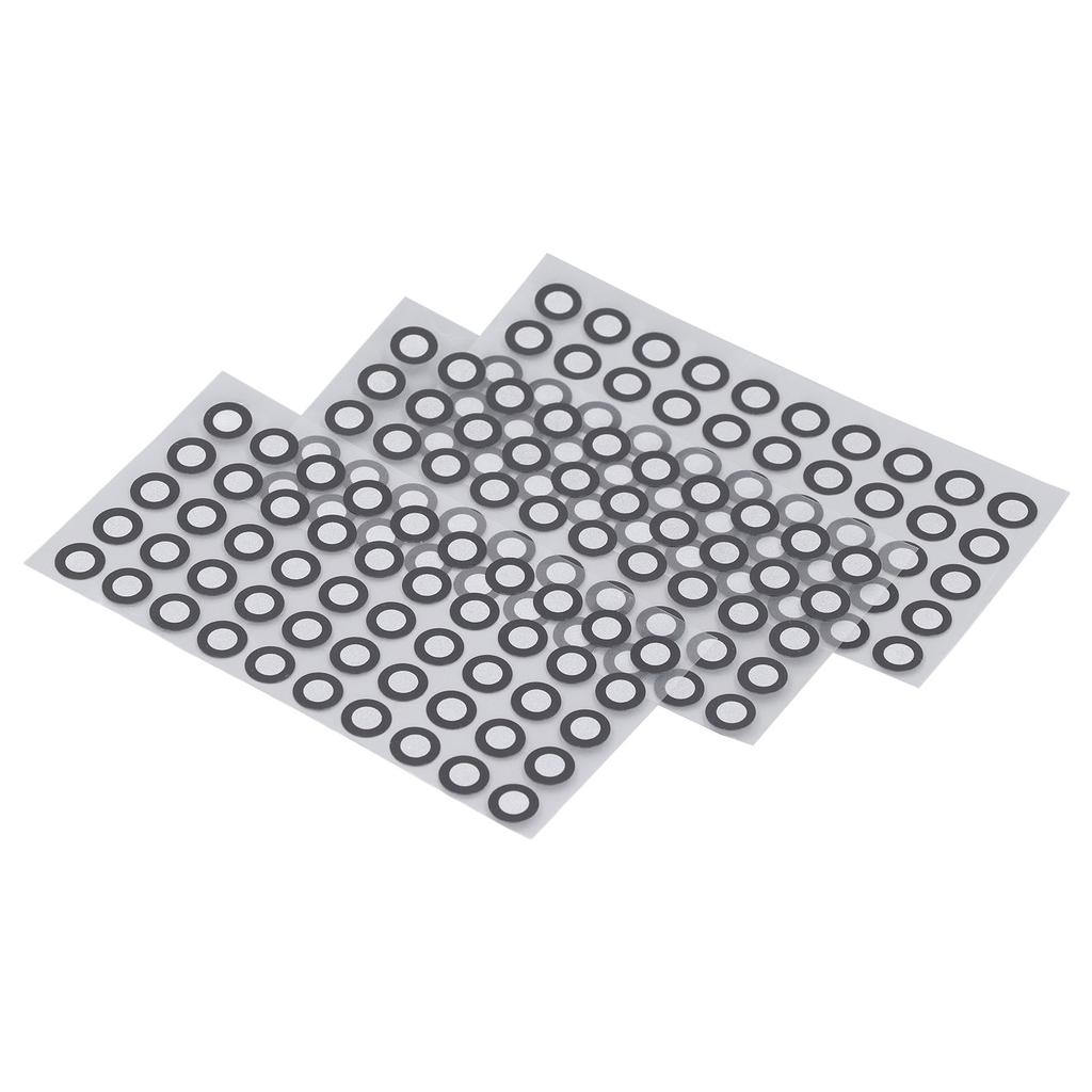 150Pcs 3D Scanning Reference Point Markers Diffuse Reflection Accurate Tracking Scanner Supplies ID 6mm OD 10mm 3 Sheet