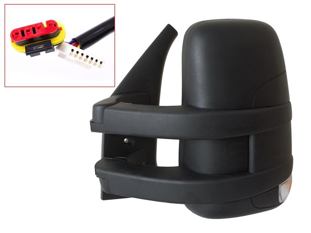 Iveco Daily 06-14 elektrischer Außenspiegel LANGE AUSFÜHRUNG links