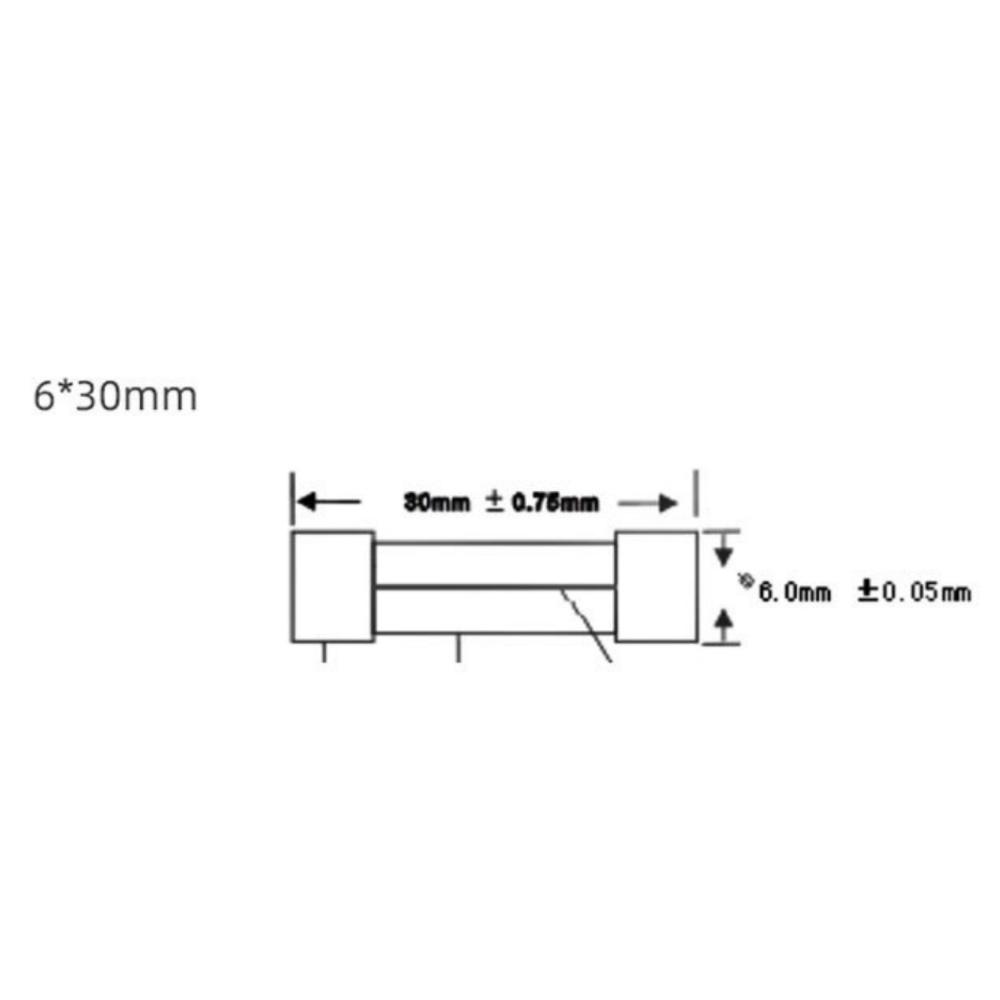4Pcs 250V 15A Ceramic Fuse Tubes 6x30mm Microwave Oven Fuse Protection Circuit