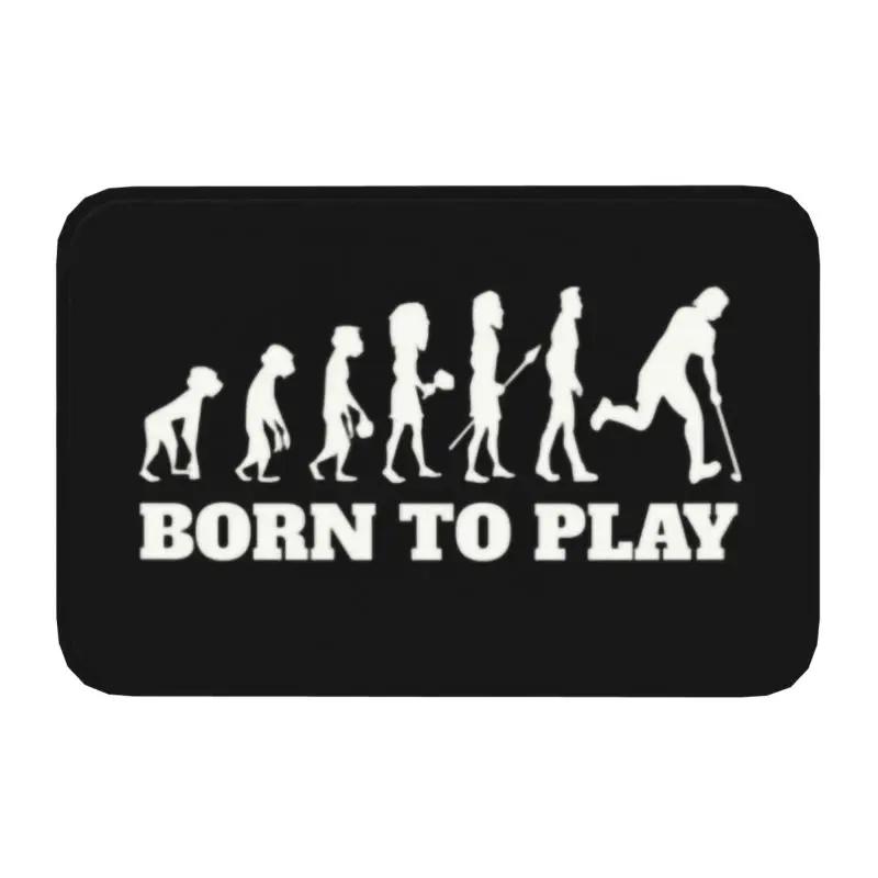 Hockey Door Floor Kitchen Bathroom Mats Anti-Slip Indoor Field Hockey Sticks Doormat Living Room Entrance Rug Carpet Footpad