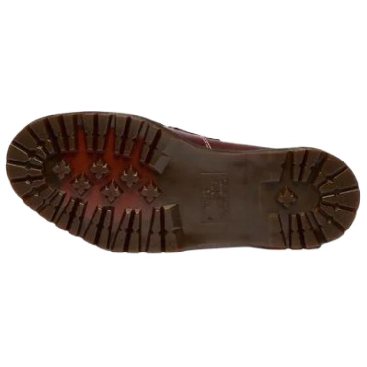 Dr. Martens Adrian Leather Vintage Slip-On Loafers Unisex loafers Cherry-Red 42849600