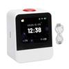 Smart Alarm Clock with Bluetooth Speaker AI Voice Control Lyrics Display Multifunctional Desk Alarm Clock for Bedroom