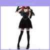 Stunning Black And White Angel Costume Elegant Role Play Outfit For Halloween Parties