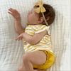 BZDOLL 20 Inch 50 CM Soft Vinyl Limbs Cloth Body Asleep Reborn Baby Doll Toy For Girl Lifelike Kid Birthday Gift Play House Toy