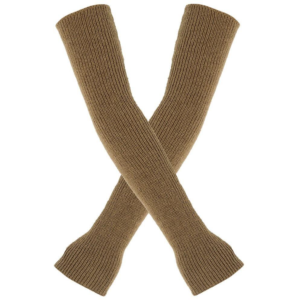 Knitted Arm Sleeve Gloves Long Sleeve Wristband Casual Fingerless Long Gloves for Women Girls