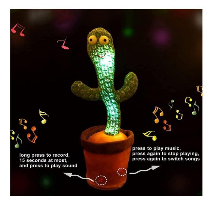 Plush Toys Dancing Cactus Singing and Dancing, Electronic Shake Cactus-shaped Toys for Children Adults Singing Dancing