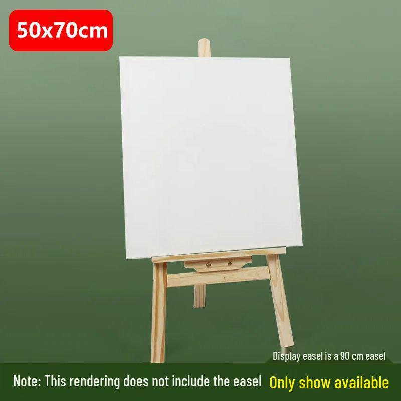 Velké lněné bavlněné akrylové olejové plátno s dřevěným malířským rámem pro vlastní montáž