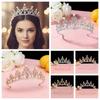 Baroque Vintage Wedding Hair Accessories Rhinestone Bridal Tiara Queen Crown  Pageant Competition