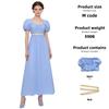 Bridgerton Costume Dress With High Waist Gothic Victorian For Halloween Cosplay Adults