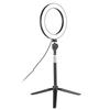 8inch Ring Light with Adjustable Tripod Stand Dimmable Selfie Makeup Ringlights with 3 Light Modes 10 Brightness Level for Video Live Stream Makeup