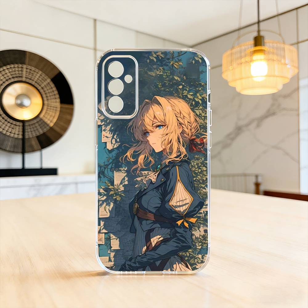 V-Violet Evergarden N-Novel Phone Case Transparent Silicone Soft For SamsungA10,12,20,21S,30,31,40,50,51,52,70,71