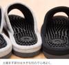 Oka Washable Health Slippers, Unisex, LL Size (Fits Feet 25.5cm-26.5cm), Black