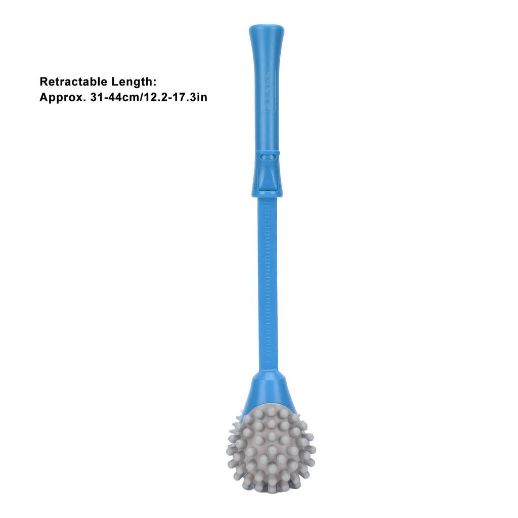 Massage Hammer 2 Soft Heads Retractable Flexible Handle Large Area Portable Silicone Manual Massage Hammer Stick