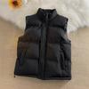 Herren Japanische Retro Stehkragen Baumwollweste - Herbst/Winter Trendige Ärmellose Jacke