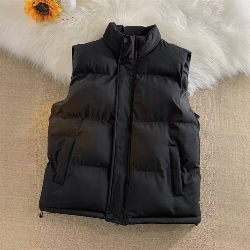 Herren Japanische Retro Stehkragen Baumwollweste - Herbst/Winter Trendige Ärmellose Jacke