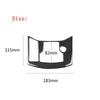 Carbon Fiber Interior For Mazda CX-5 CX5 2017 2018 Electronic Handbrake Knob Button Panel Cover Trim Sticker Accessoire Voiture