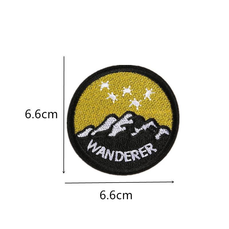 Embroidery Iron On Patches for Clothing DIY Stripes Clothes Stickers