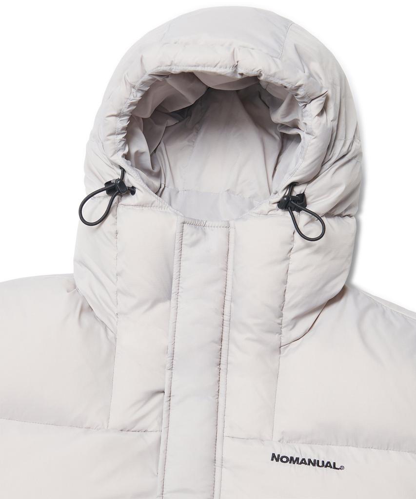 Nomanual Hestia Hooded Duck Down - Warm Gray