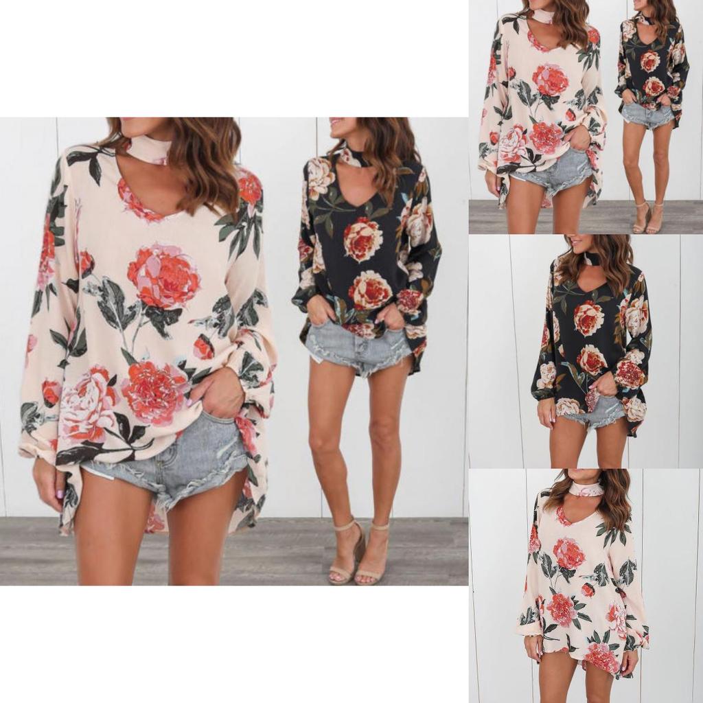 Premium Quality Chemisier T-shirt For Women With Elegant Floral Print Design