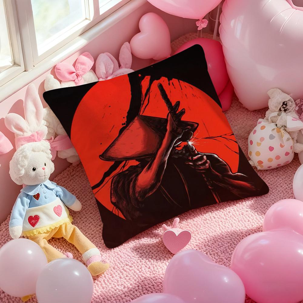 Anime N-Ninja S-Scroll Cushion Cover Pattern Printed Pillowcase for Living Room Sofa Cushion Cover & Bedroom Decor