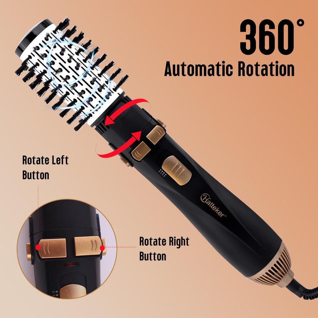 Cross-border Multi-functional Electric Hair Styler: Hot Air Dryer, Curl, Straighten & Blow Comb Set