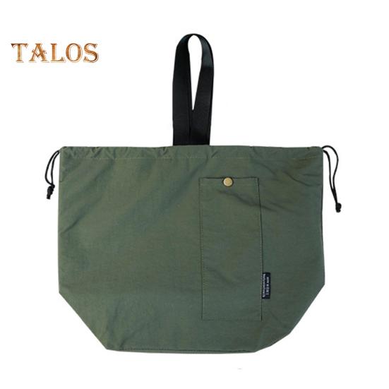 

Ізольований мішок для обіду, велика місткість, водонепроникний, зносостійкий, на шнурках, портативний, термоізольований, для пікніка, сумка-коробка Bento Box армія зелений колір